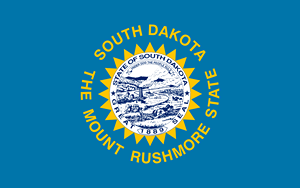 State flag for South Dakota